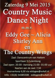 Country Music Dance Night met Eddy Gee e.a. - Culemborg @ Danscentrum van Hattem | Culemborg | Gelderland | Nederland